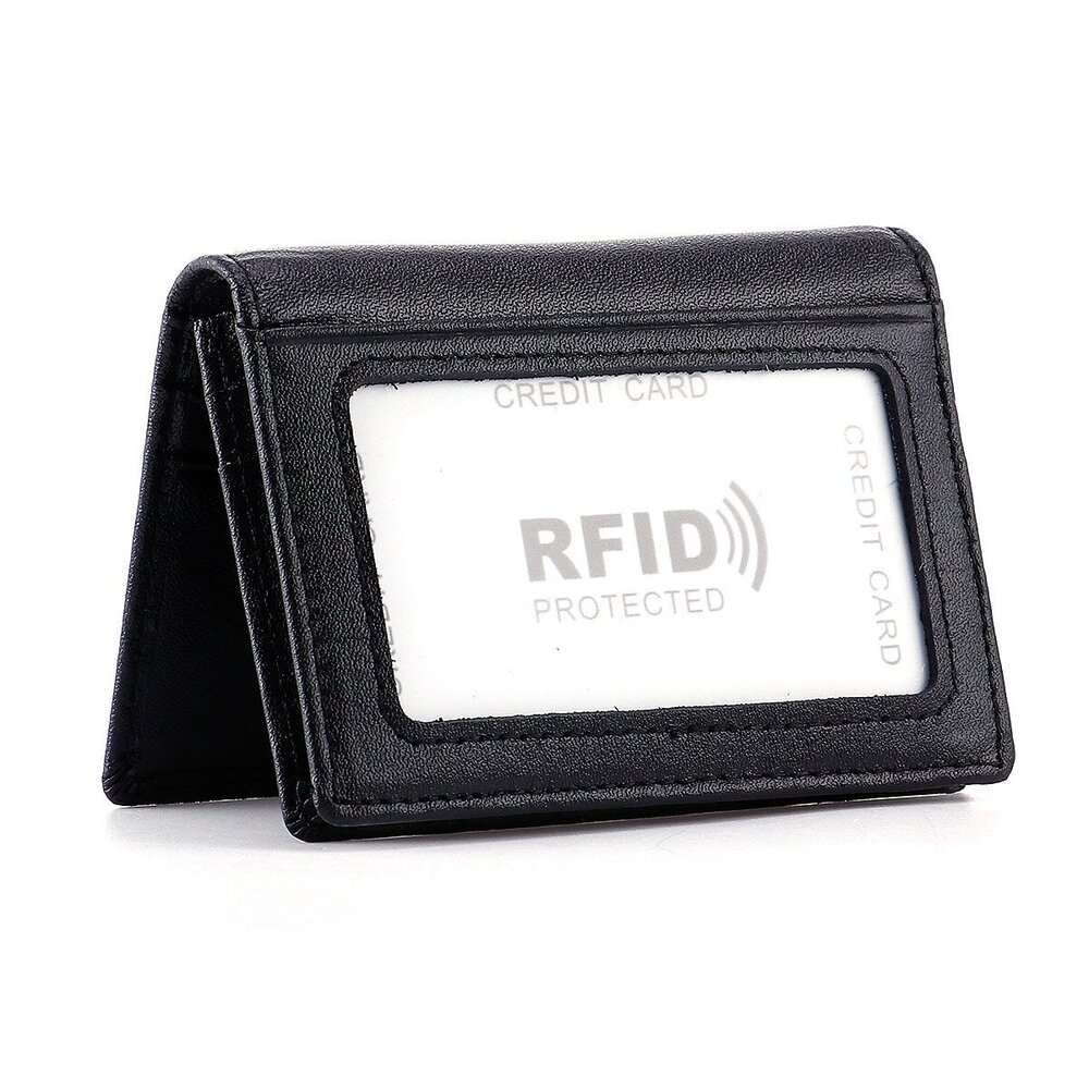 5082 ’s Bifold Front Pocket Wallet Leather RFID Blocking Card Billfold 5